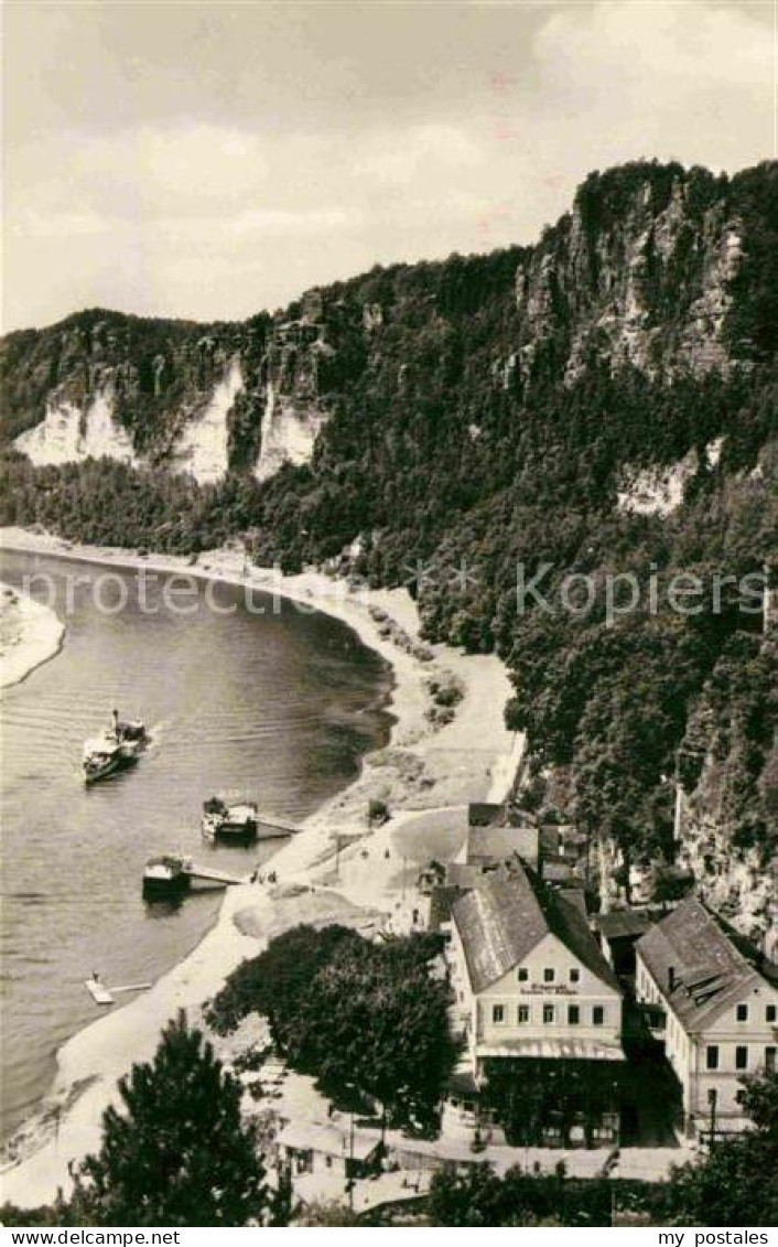 72710790 Rathen Saechsische Schweiz Gasthaus Erbgericht An Der Elbe Felsen Elbsa - Rathen