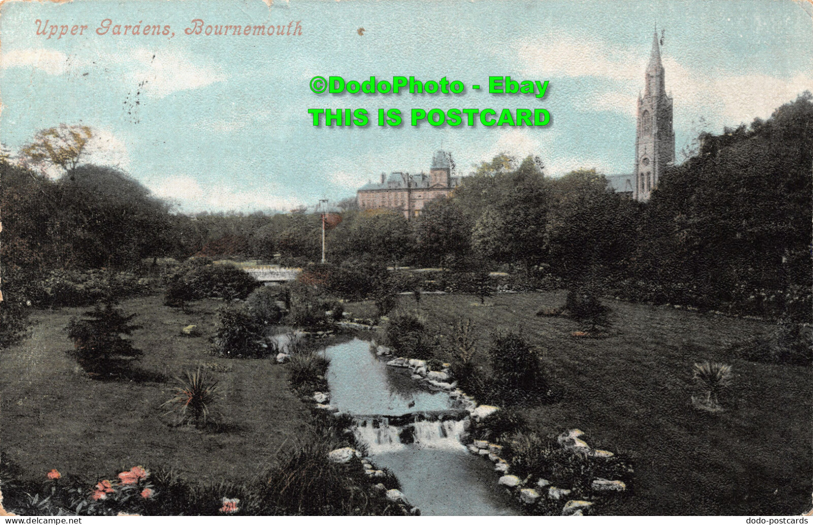 R421794 Upper Gardens. Bournemouth. Valentines Series. 1904 - Monde