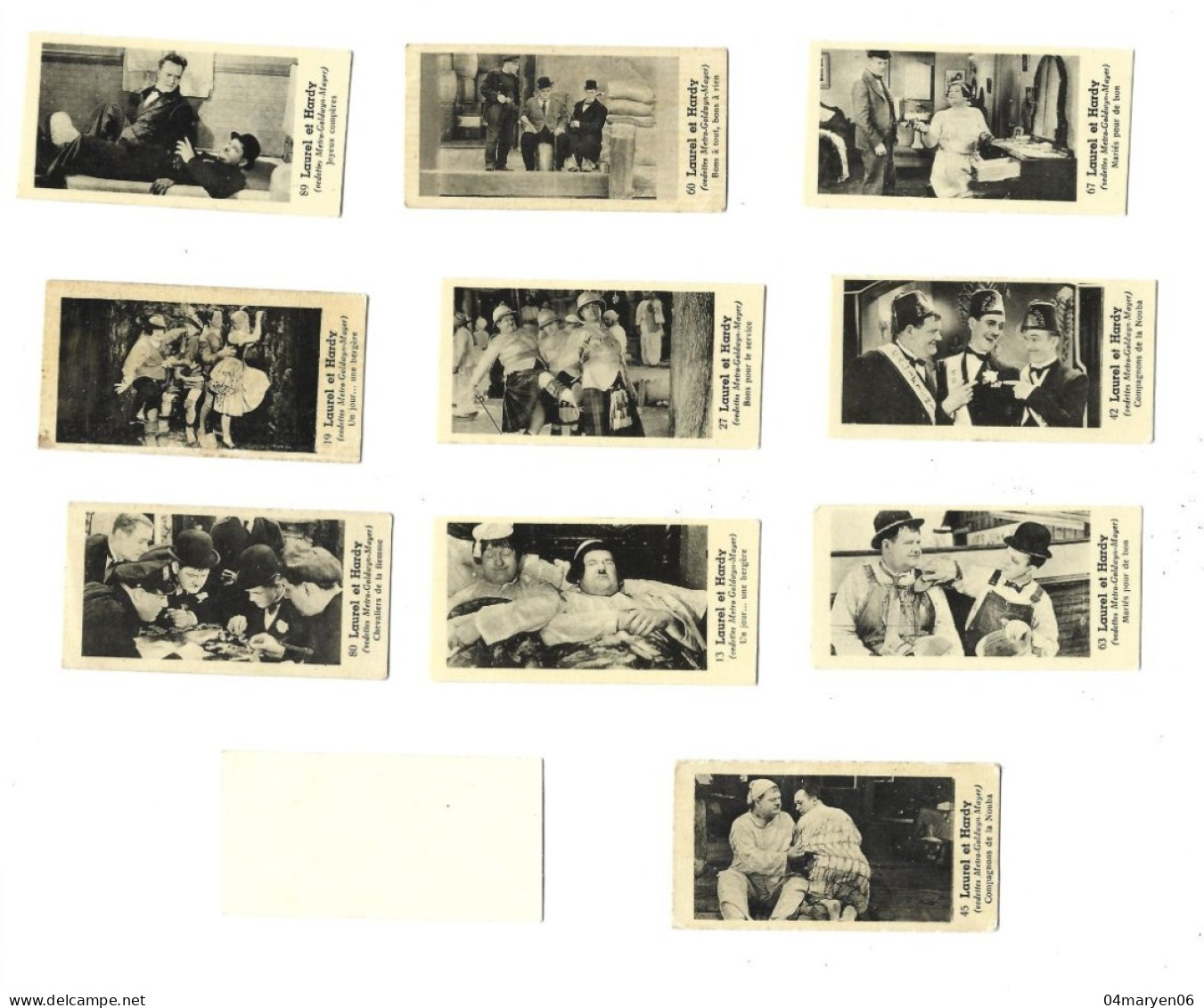 ***   13 X  STAN  LAUREL  &  OLIVER  HARDY   ***   -  VARIA / DIVERS  -  Zie / Voir / See / Scan's - Photographs