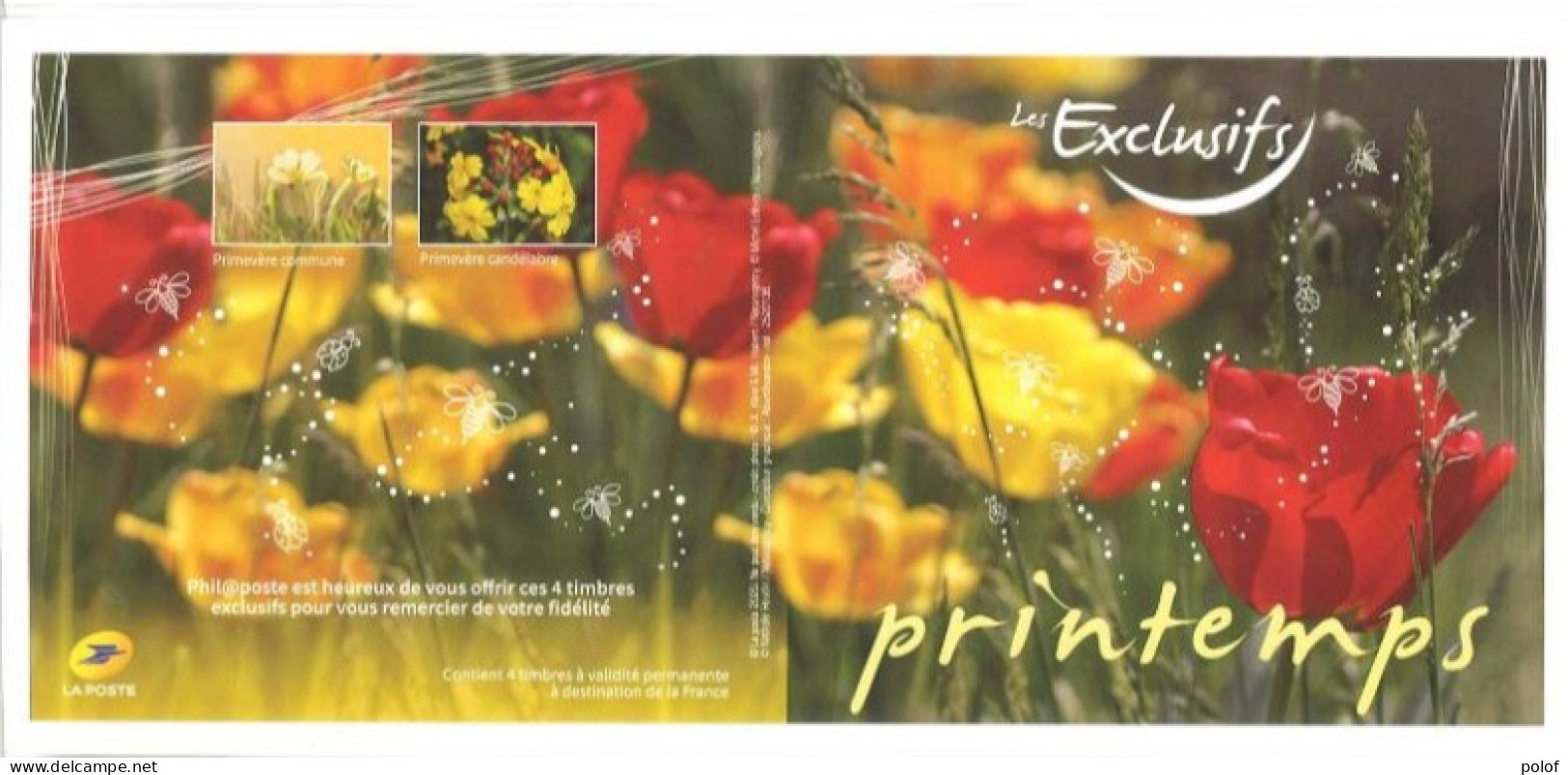 COLLECTOR - Les Exclusifs - Printemps - Fleurs - Timbres Autocollants -  (C 121) - Collectors