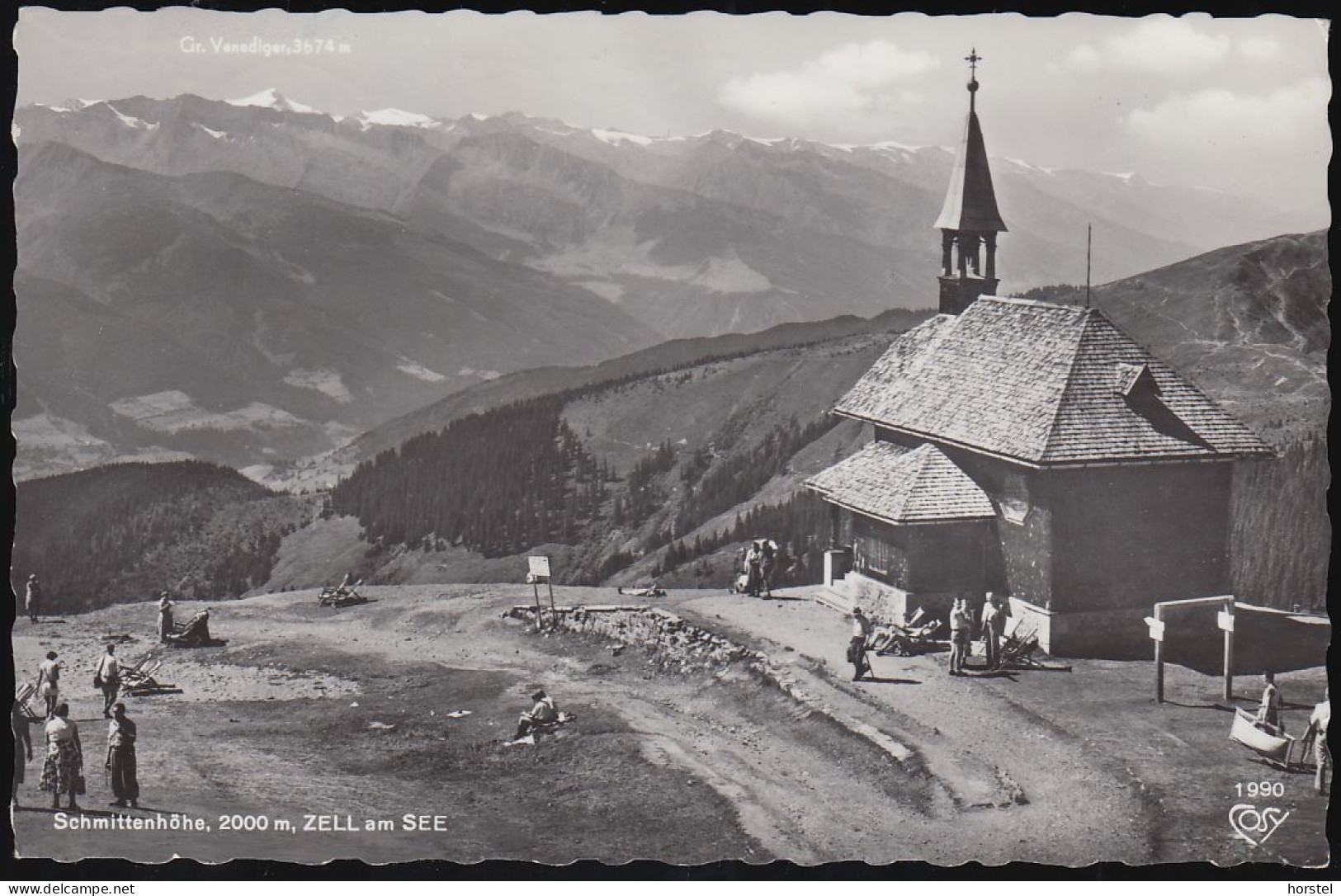 Austria - 5700 Zell Am See - Schmittenhöhe 2000m - Elisabethkapelle - 1962 Nice Stamp - Zell Am See