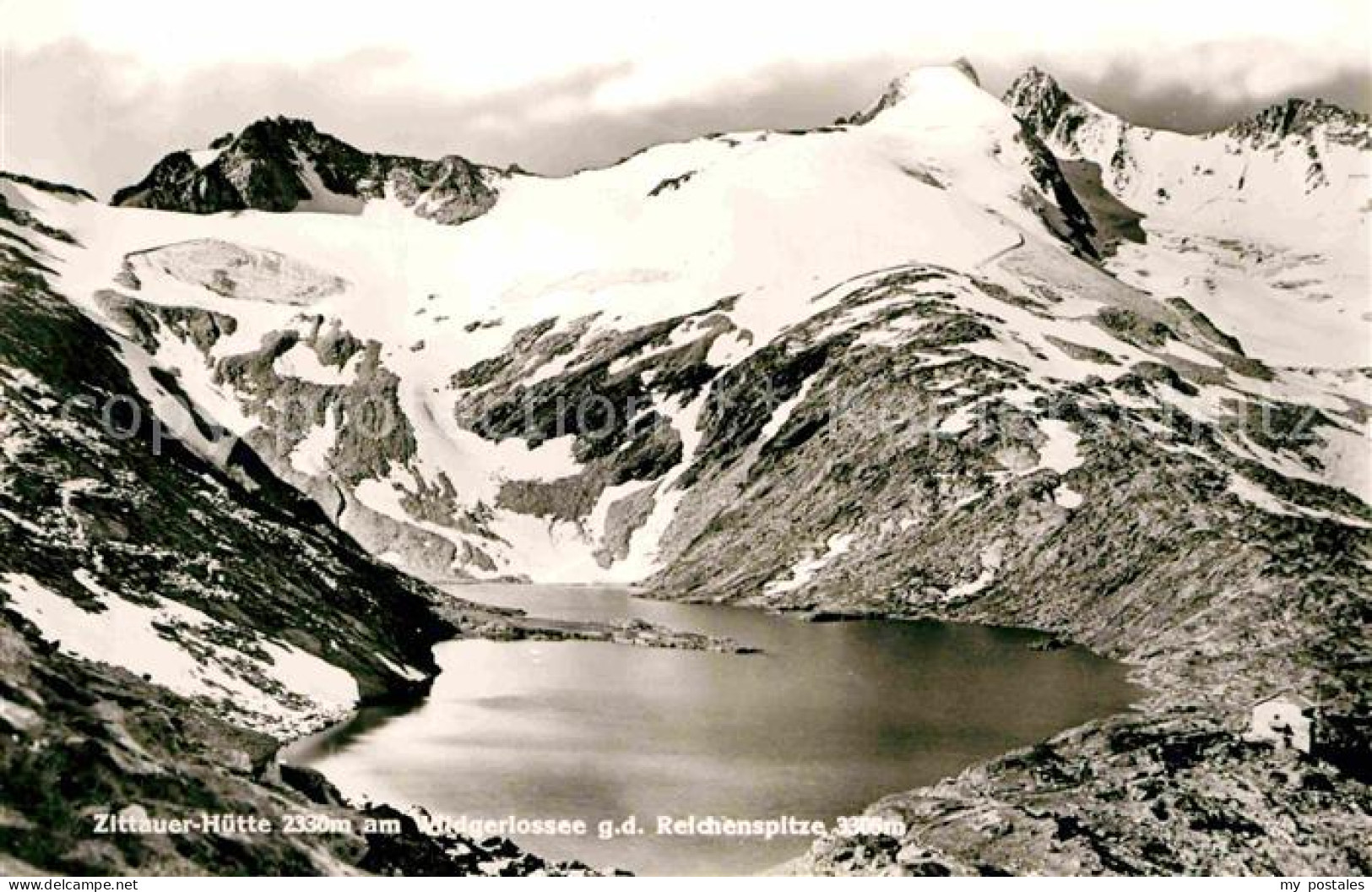 72710505 Zittauerhuette Am Wildgerlossee Gegen Reichenspitze Zillertaler Alpen Z - Sonstige & Ohne Zuordnung