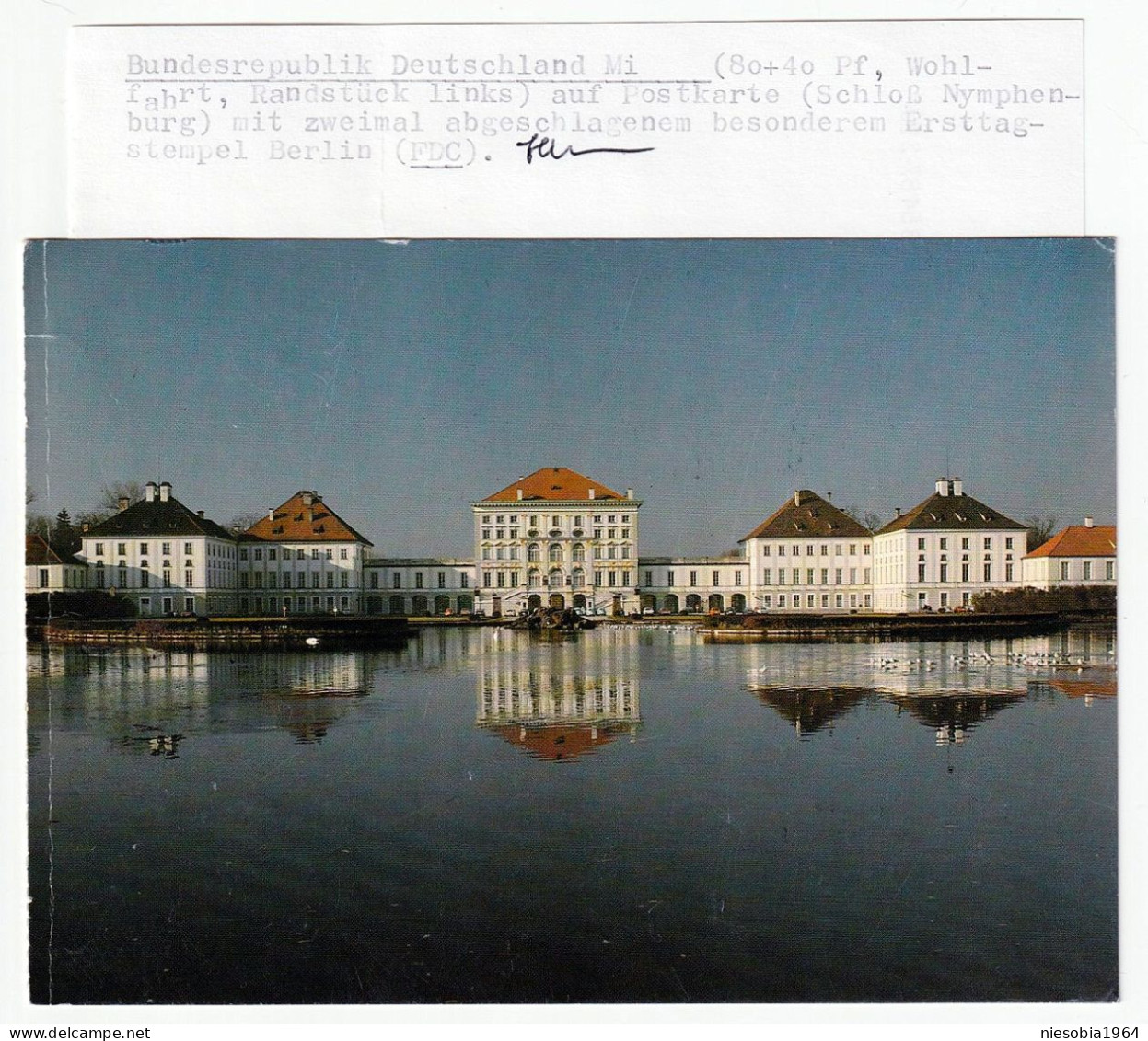 Postcard With FDC Seals 14.10.1993 & Stamp  Berlin - 1991-2000