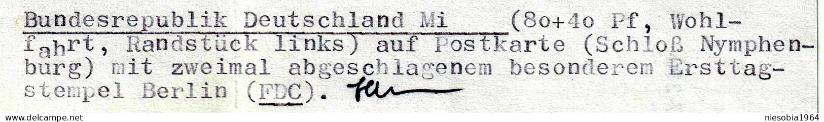 Postcard With FDC Seals 14.10.1993 & Stamp  Berlin - 1991-2000