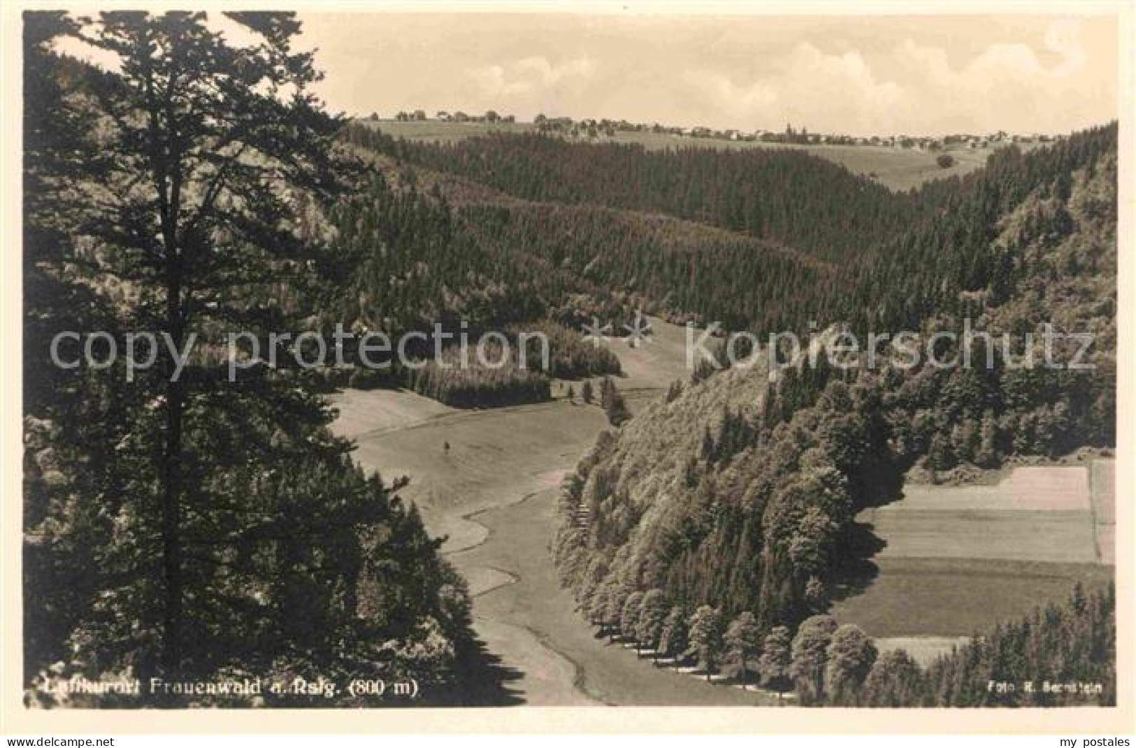 72710485 Frauenwald Thueringen Landschaftspanorama Luftkurort Frauenwald - Autres & Non Classés