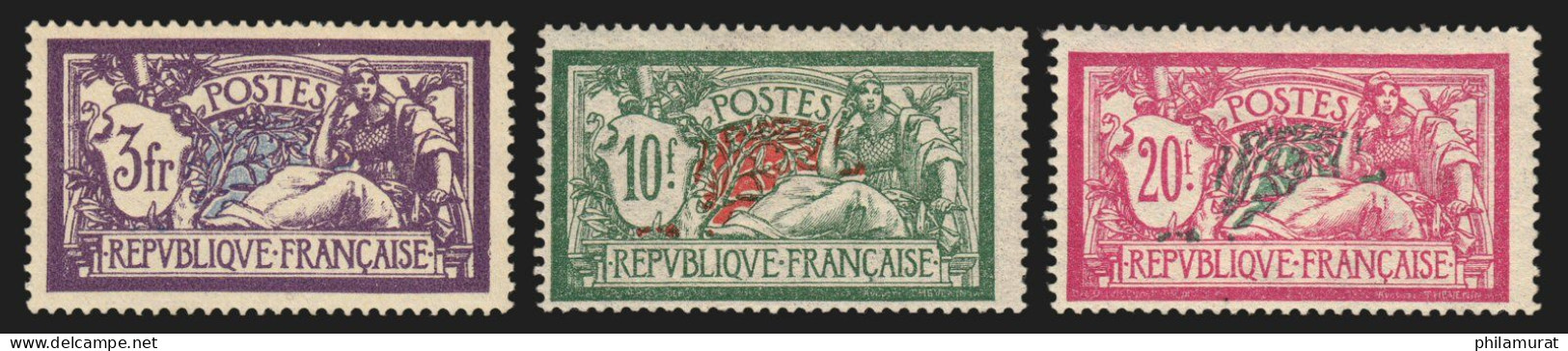 N°206/208, Merson 1925, Série Complète, Neufs * Avec Charnière - TB - Neufs