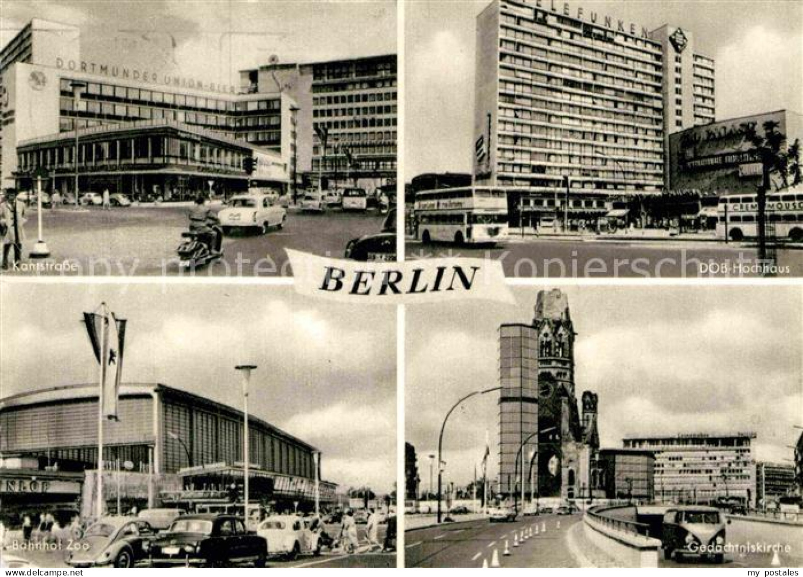 72710367 Berlin Kantstrasse DOB Hochhaus Bahnhof Zoo Gedaechtniskirche Berlin - Sonstige & Ohne Zuordnung