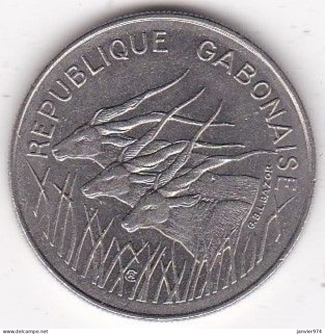 République Gabonaise. 100 Francs 1971, En  Nickel . KM# 12 - Gabun