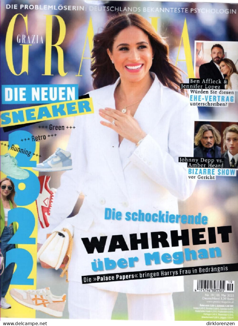 Grazia Magazine Germany 2022-19 Jennifer Lopez Ben Affleck - Ohne Zuordnung