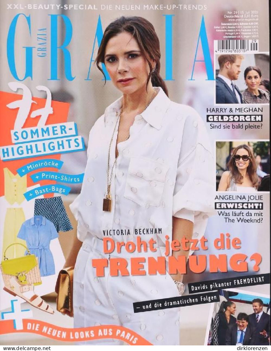 Grazia Magazine Germany 2021-29 Victoria Beckham  - Ohne Zuordnung