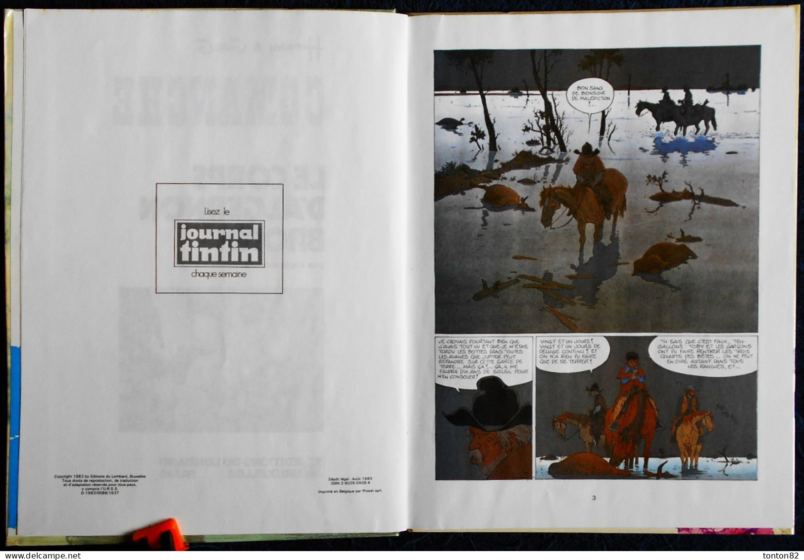 Herrman & Greg - COMANCHE - N° 10 - Éditions Du Lombard - ( E.O. 1983 ) . - Other & Unclassified