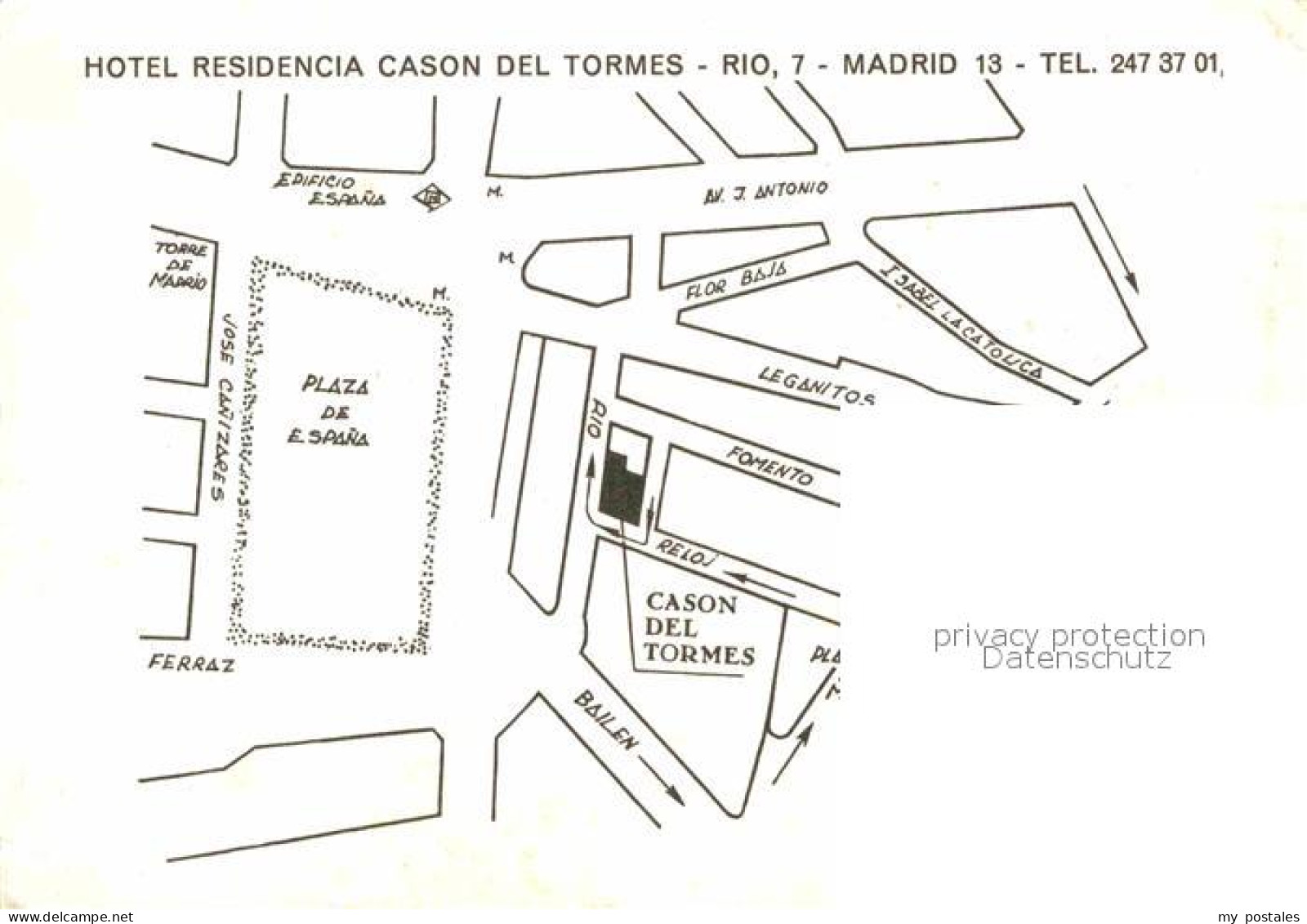 72709904 Madrid Spain Hotel Residencia Cason Del Tormes Palacio Vista Aerea  - Autres & Non Classés