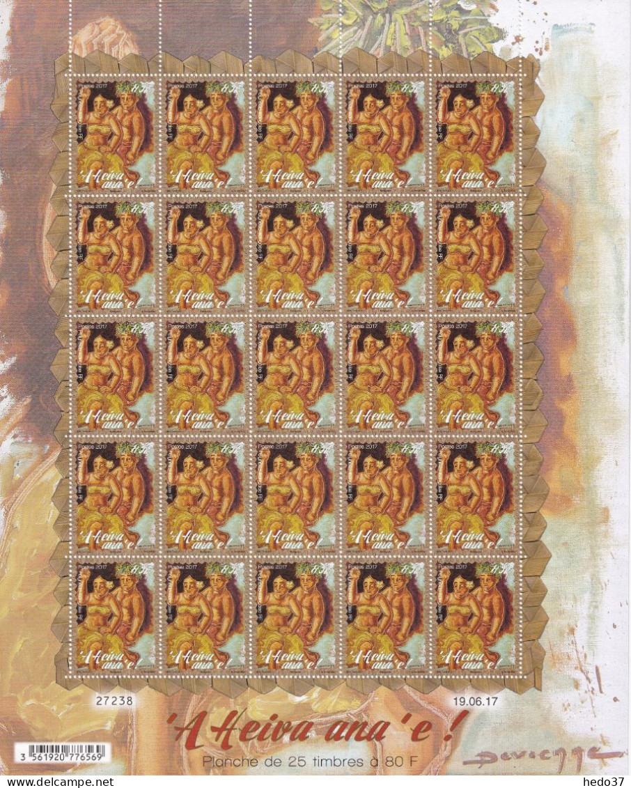 Polynésie N°1162 - Feuille Entière - Neuf ** Sans Charnière - TB - Unused Stamps