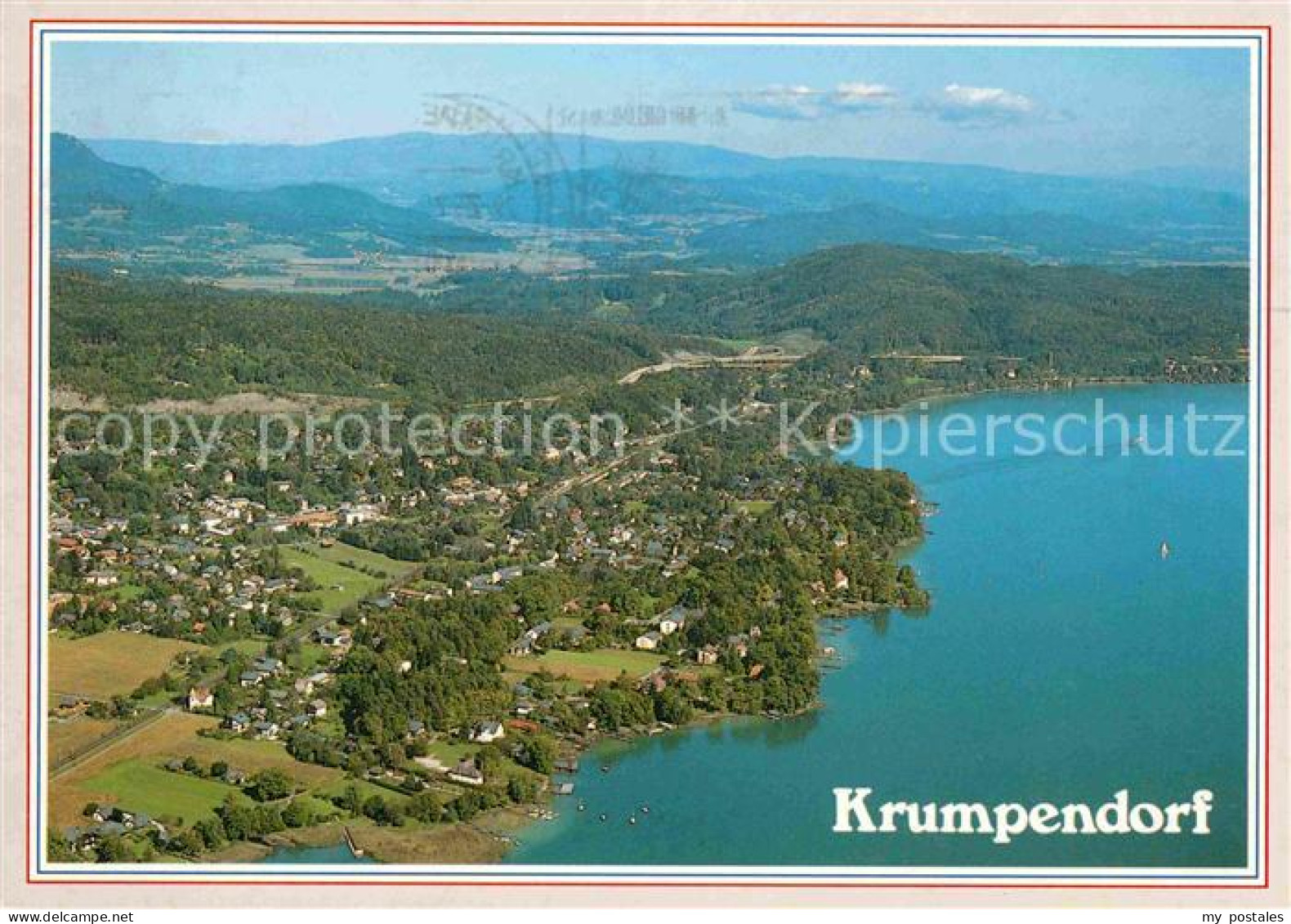 72709563 Krumpendorf Woerthersee Alpenseebad Fliegeraufnahme Krumpendorf Am Woer - Autres & Non Classés