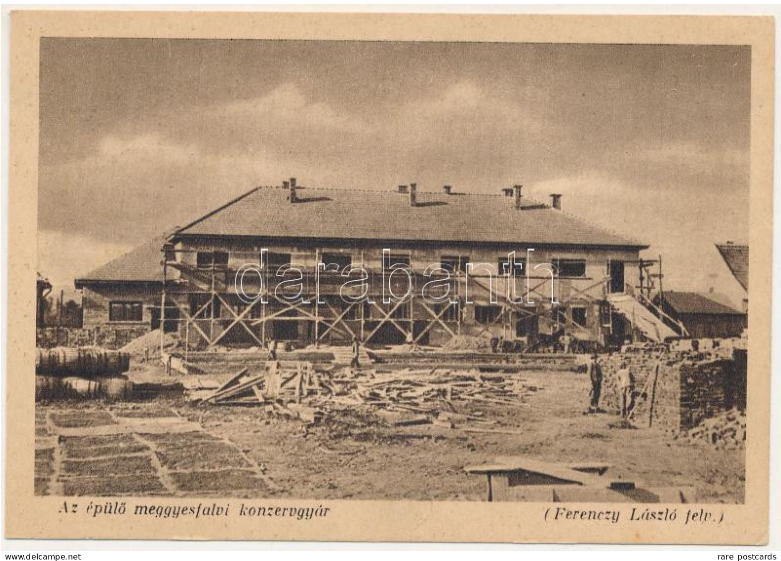 Mureseni - Construction Of The Canning Factory - Mures - Roumanie