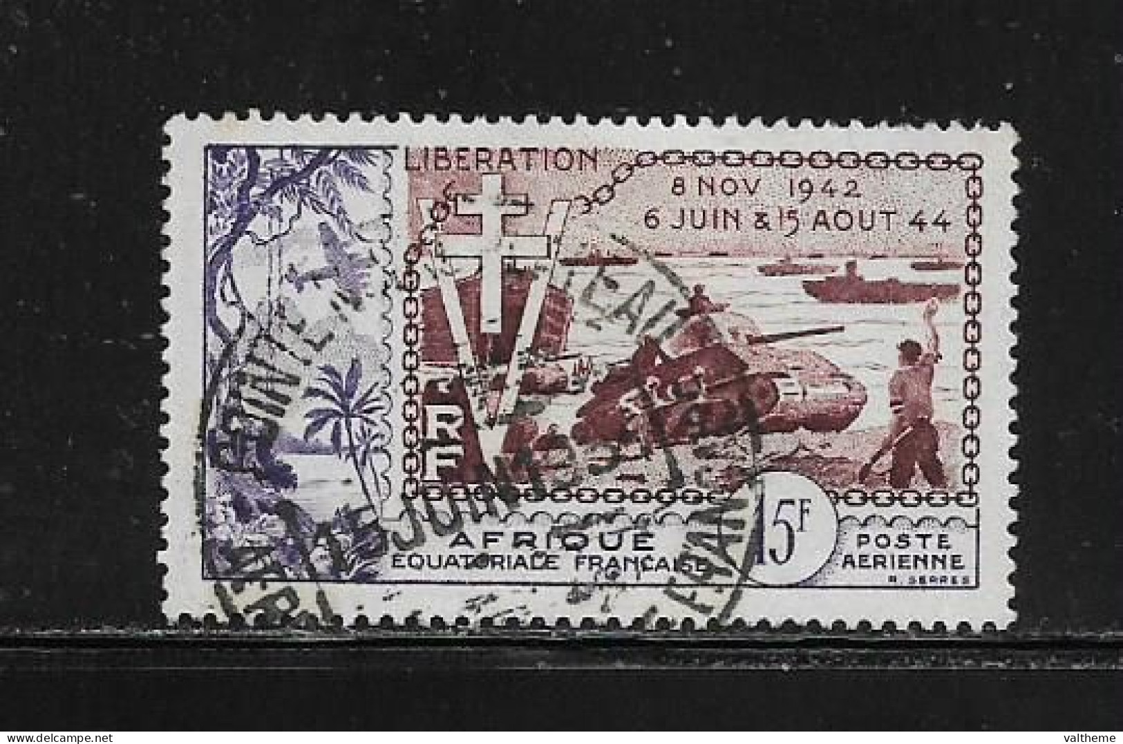 A.E.F.  (  DIV - 611 )   1954   N° YVERT ET TELLIER   POSTE AERIENNE   N° 57 - Used Stamps