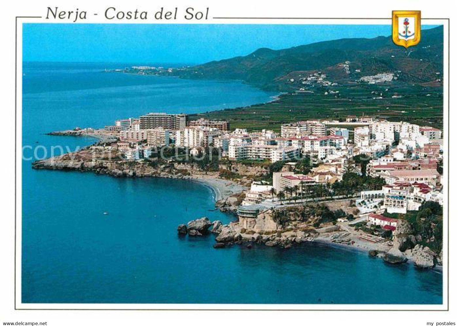 72709530 Nerja Costa Del Sol Vista Parcial Aerea Nerja Costa Del Sol - Otros & Sin Clasificación