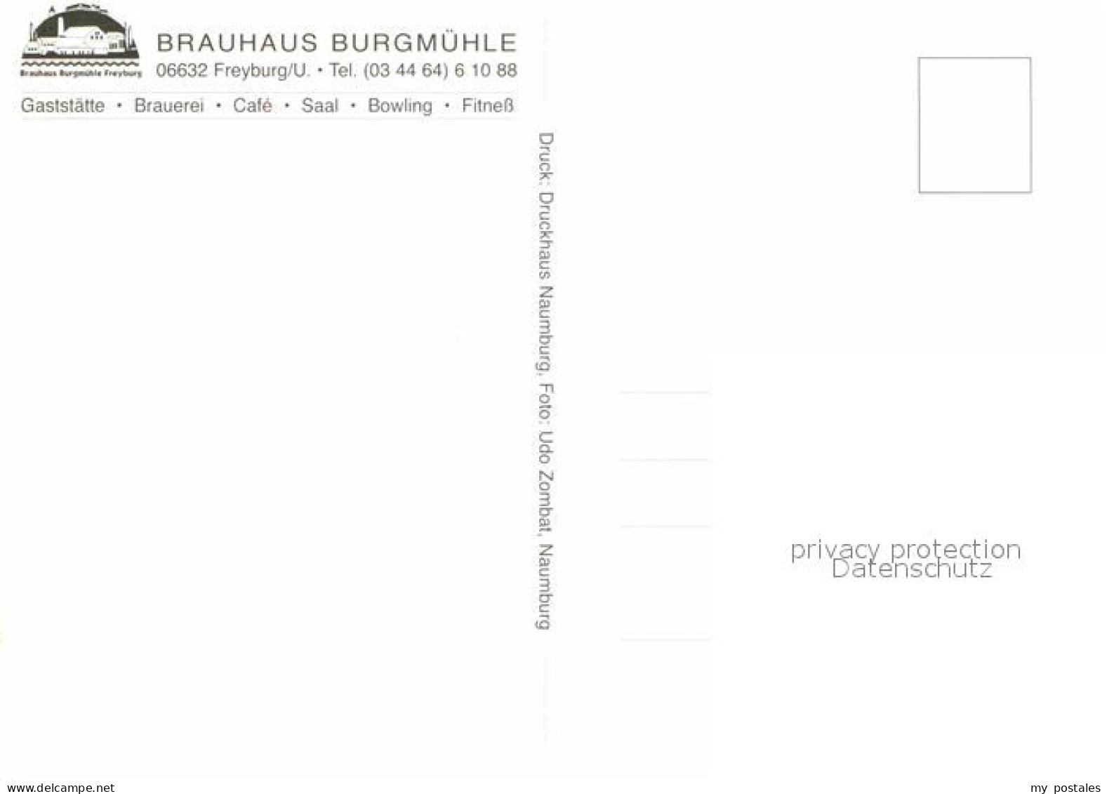 72709431 Freyburg Unstrut Brauhaus Burgmuehle Freyburg Unstrut - Freyburg A. D. Unstrut