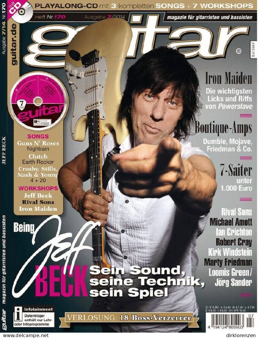 Guitar Magazine Germany 2014-07 Jeff Beck - Non Classés