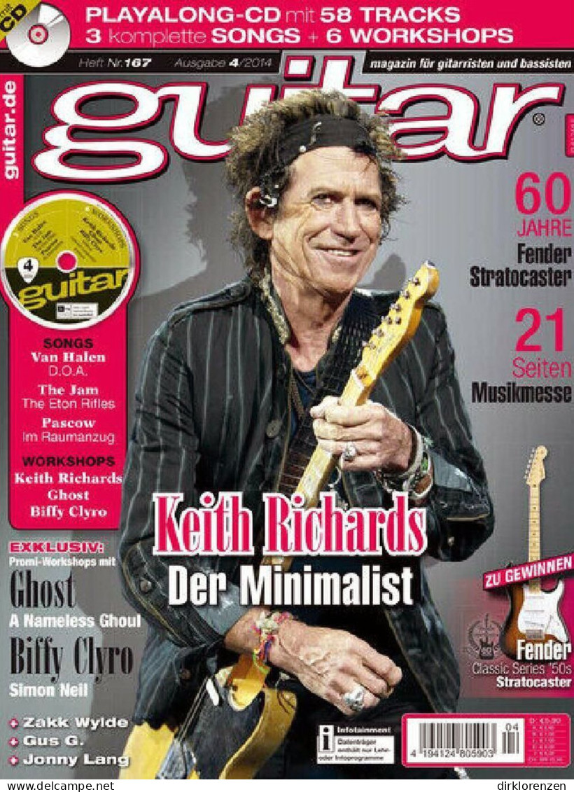 Guitar Magazine Germany 2014-04 Keith Richardss - Non Classés