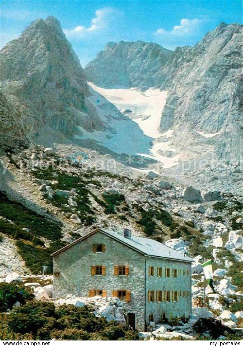 72709397 Blaueishuette Blaueisspitze Gletscher Berchtesgadener Alpen Blaueishuet - Berchtesgaden