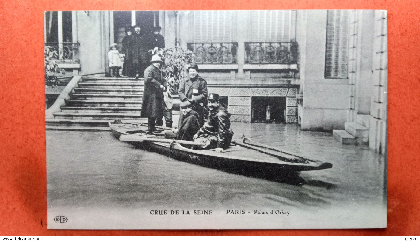 CPA (75) Crue De La Seine. Paris. Palais D'Orsay.  (7A.918)d - Alluvioni Del 1910