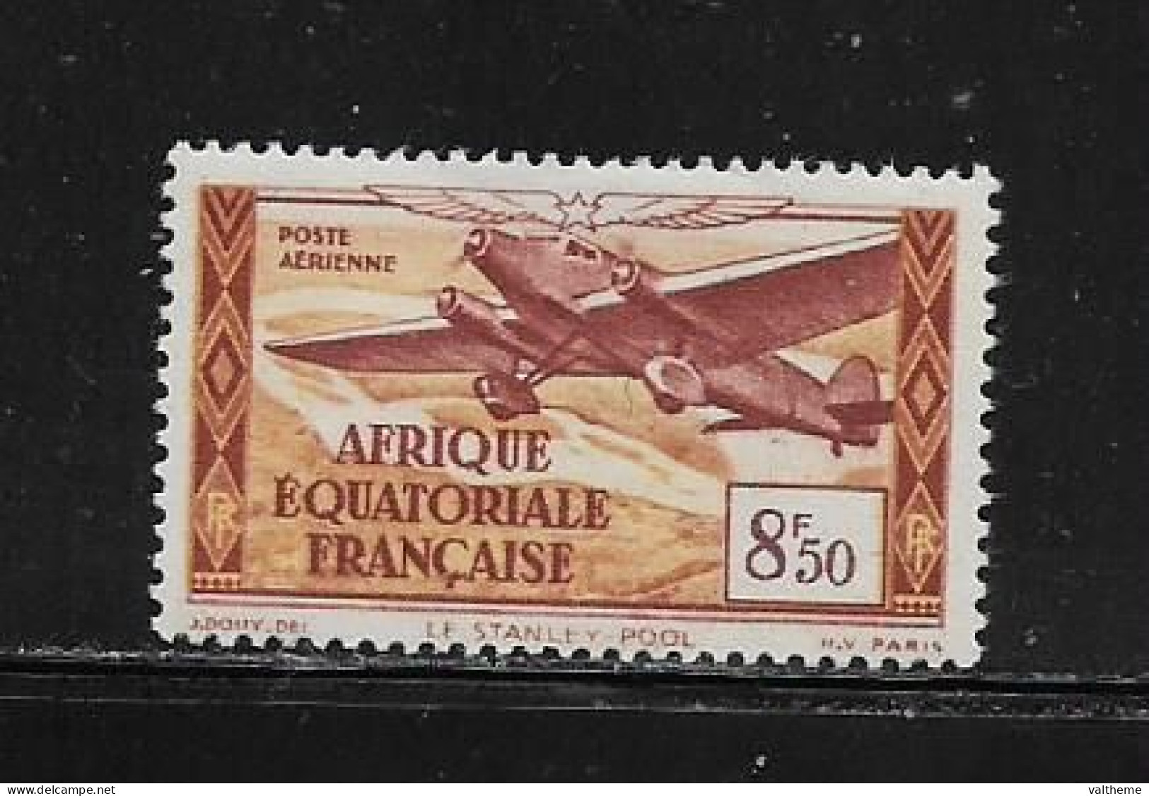 A.E.F.  (  DIV - 614 )   1937   N° YVERT ET TELLIER   POSTE AERIENNE   N° 7  N* - Unused Stamps