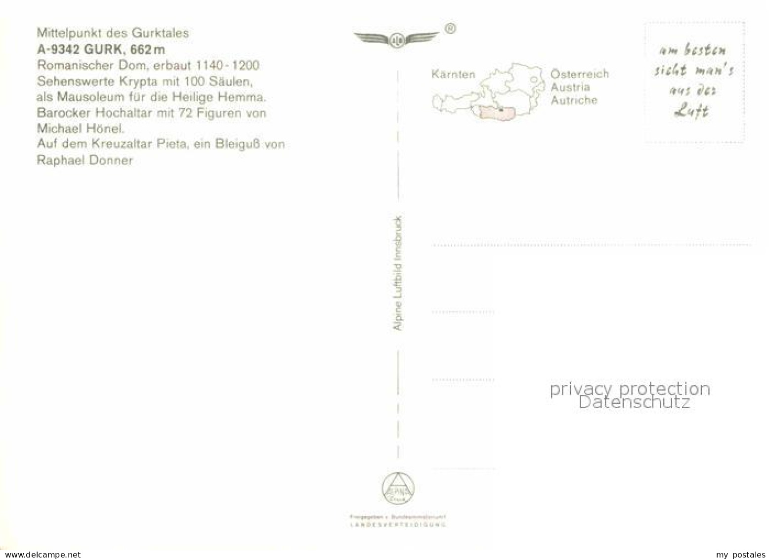 72709262 Gurk Fliegeraufnahme Mit Dom Gurk - Sonstige & Ohne Zuordnung