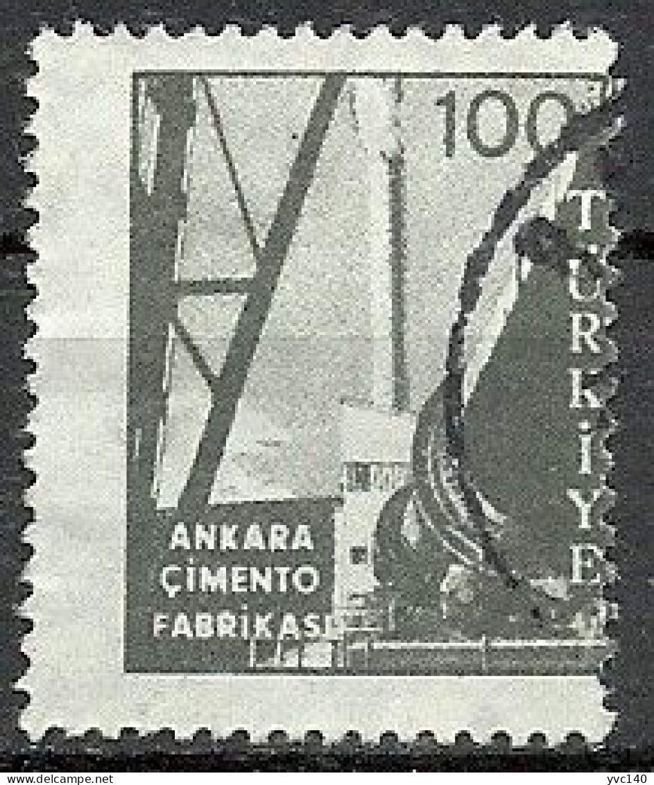 Turkey; 1959 Pictorial Postage Stamp 100 K. "Shifted Perf. ERROR" - Gebruikt