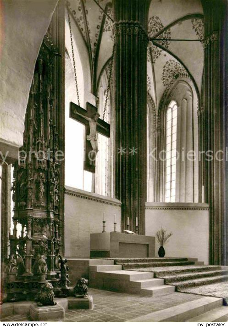 72709186 Luebeck Marienkirche Altar Kruzifix Sakramentshaus Luebeck - Luebeck