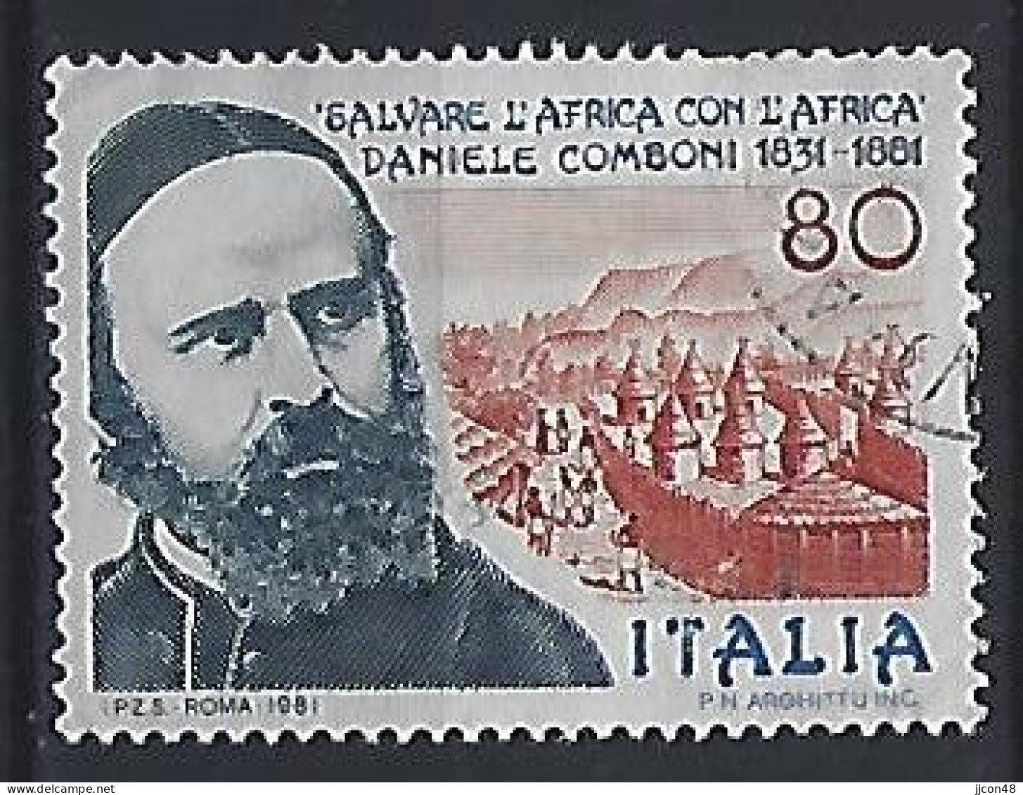 Italy 1981  Daniele Comboni (o) Mi.1742 - 1981-90: Gebraucht