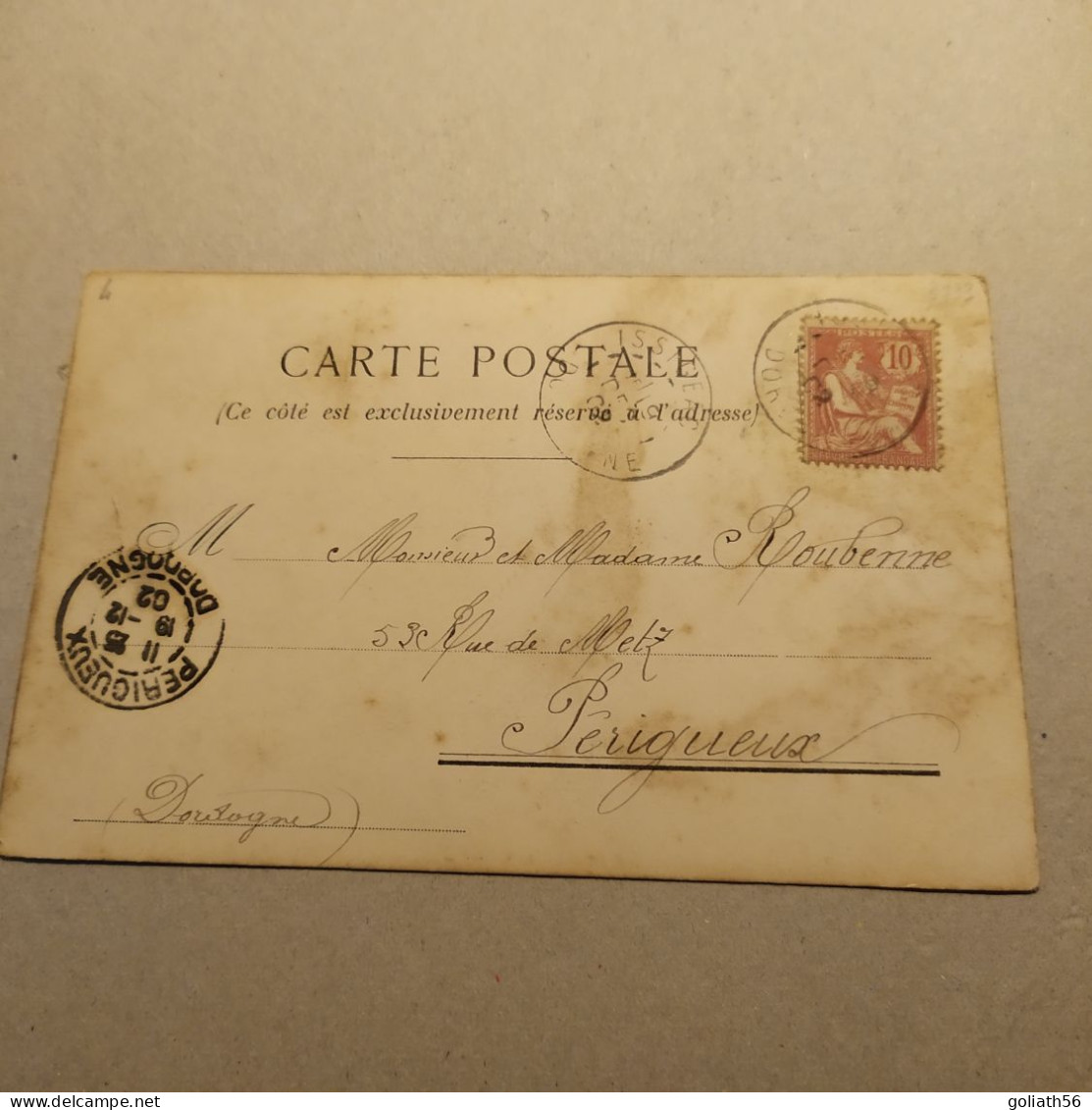 CPA La Soupe - Daté 1902 - Carte Animée - Personaggi