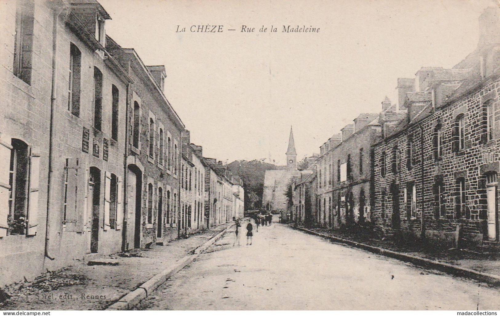 La Chèze (22 - Côtes D'Armor)  Rue De La Madeleine - La Chèze