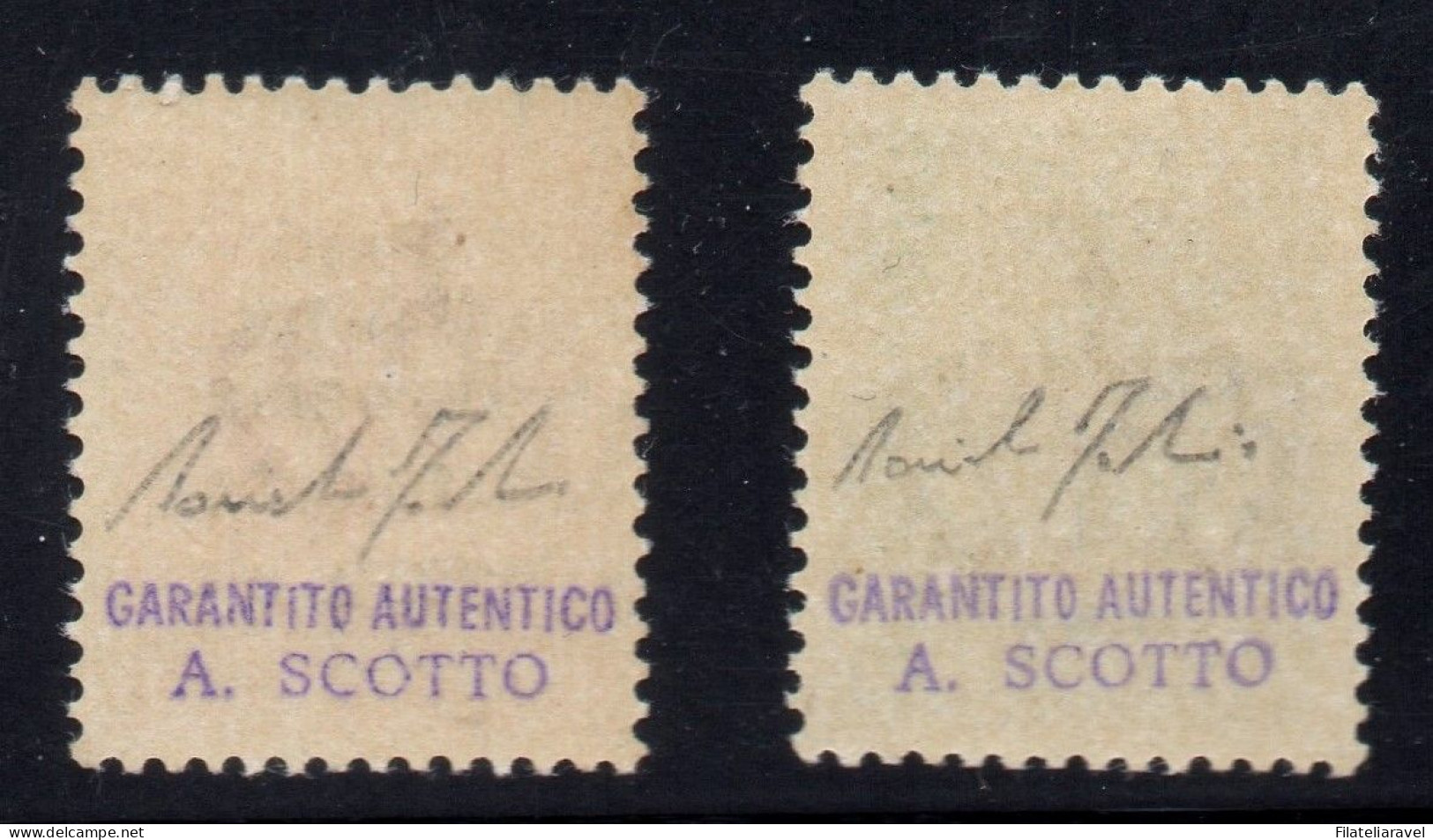 CLN (Comitati Di Liberazione Nazionale),Catalogo Sassone 22/23 NON EMESSI . Certificati E Firmati. - Comitato Di Liberazione Nazionale (CLN)