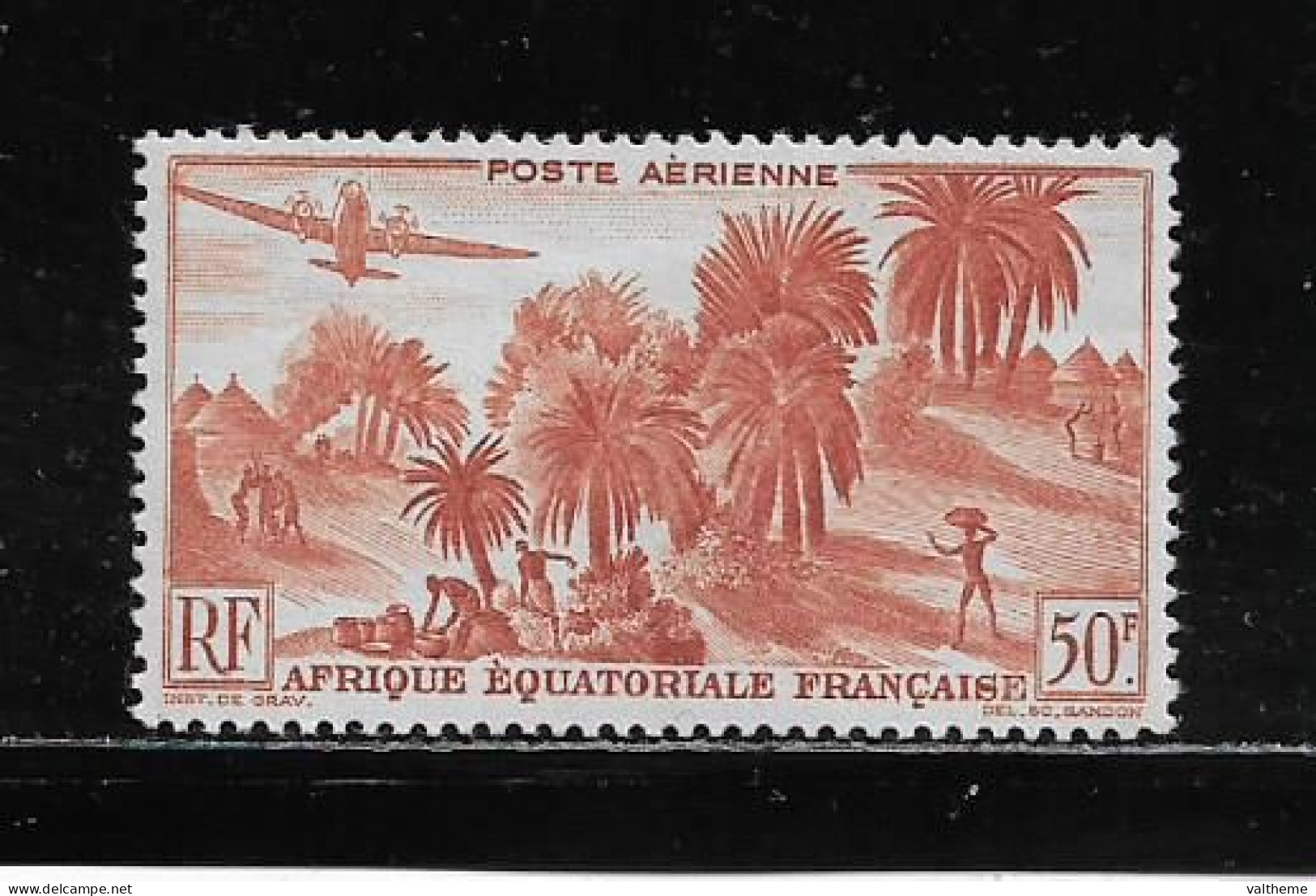 A.E.F.  (  DIV - 617 )   1947   N° YVERT ET TELLIER   POSTE AERIENNE   N° 50    N* - Unused Stamps