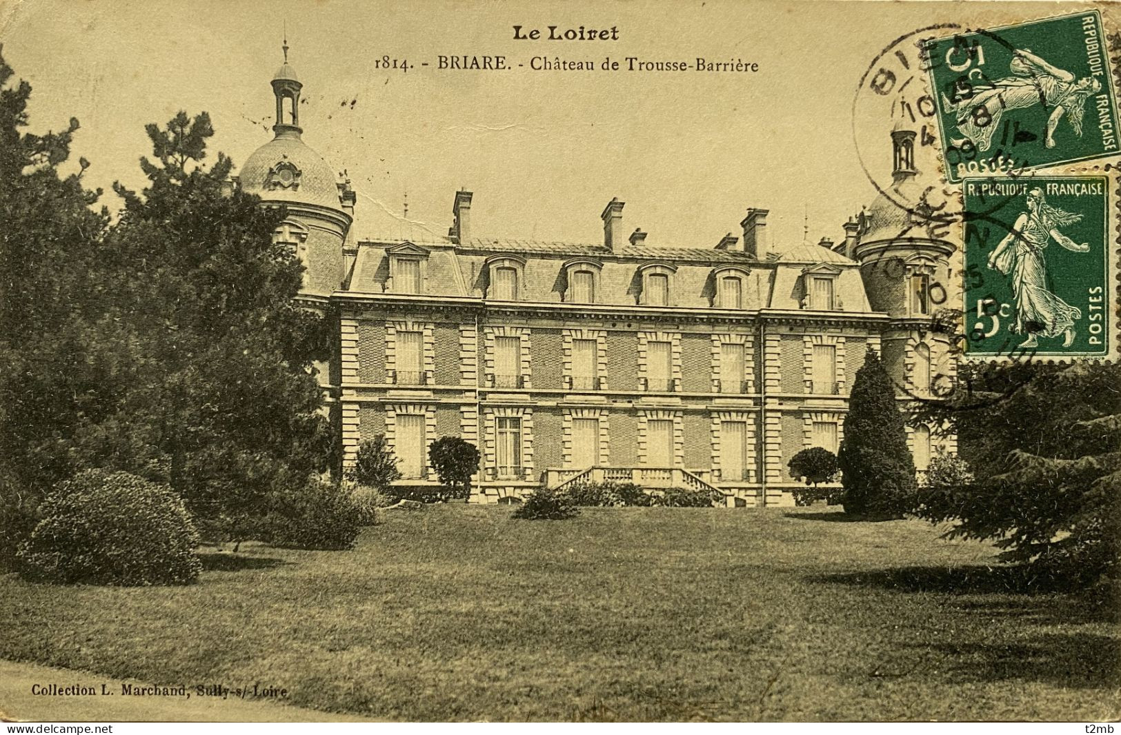 CPA (Loiret) - BRIARE, Château De Trousse Barrière (n° 1814) - Briare