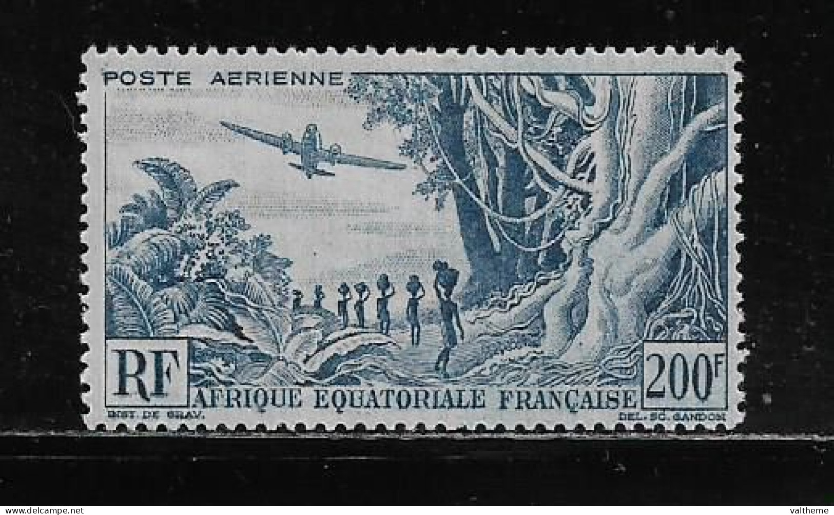 A.E.F.  (  DIV - 619 )   1947   N° YVERT ET TELLIER   POSTE AERIENNE   N° 52    N* - Neufs