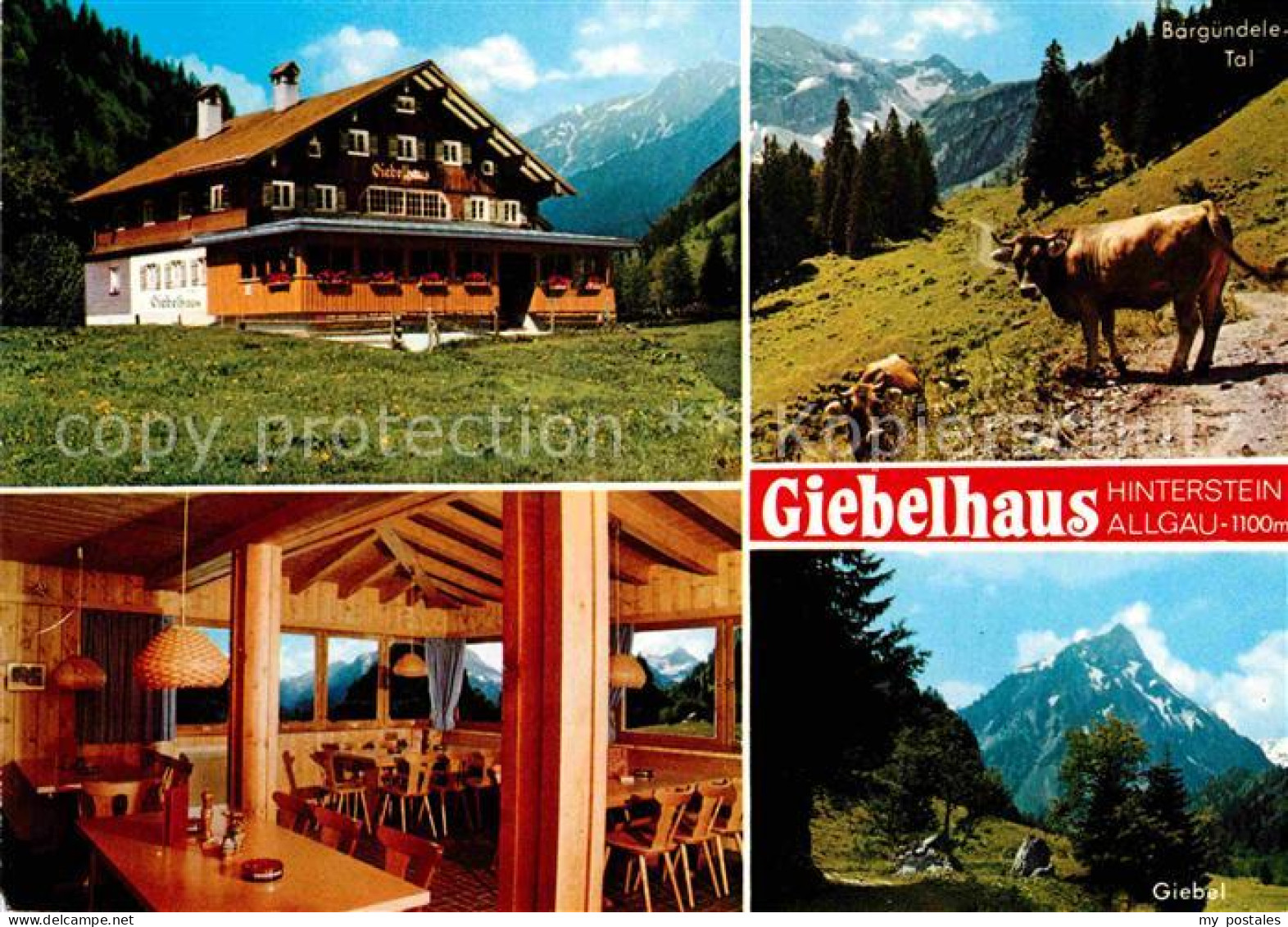 72707919 Hinterstein Bad Hindelang Giebelhaus Gaststube Giebel Bad Hindelang - Hindelang