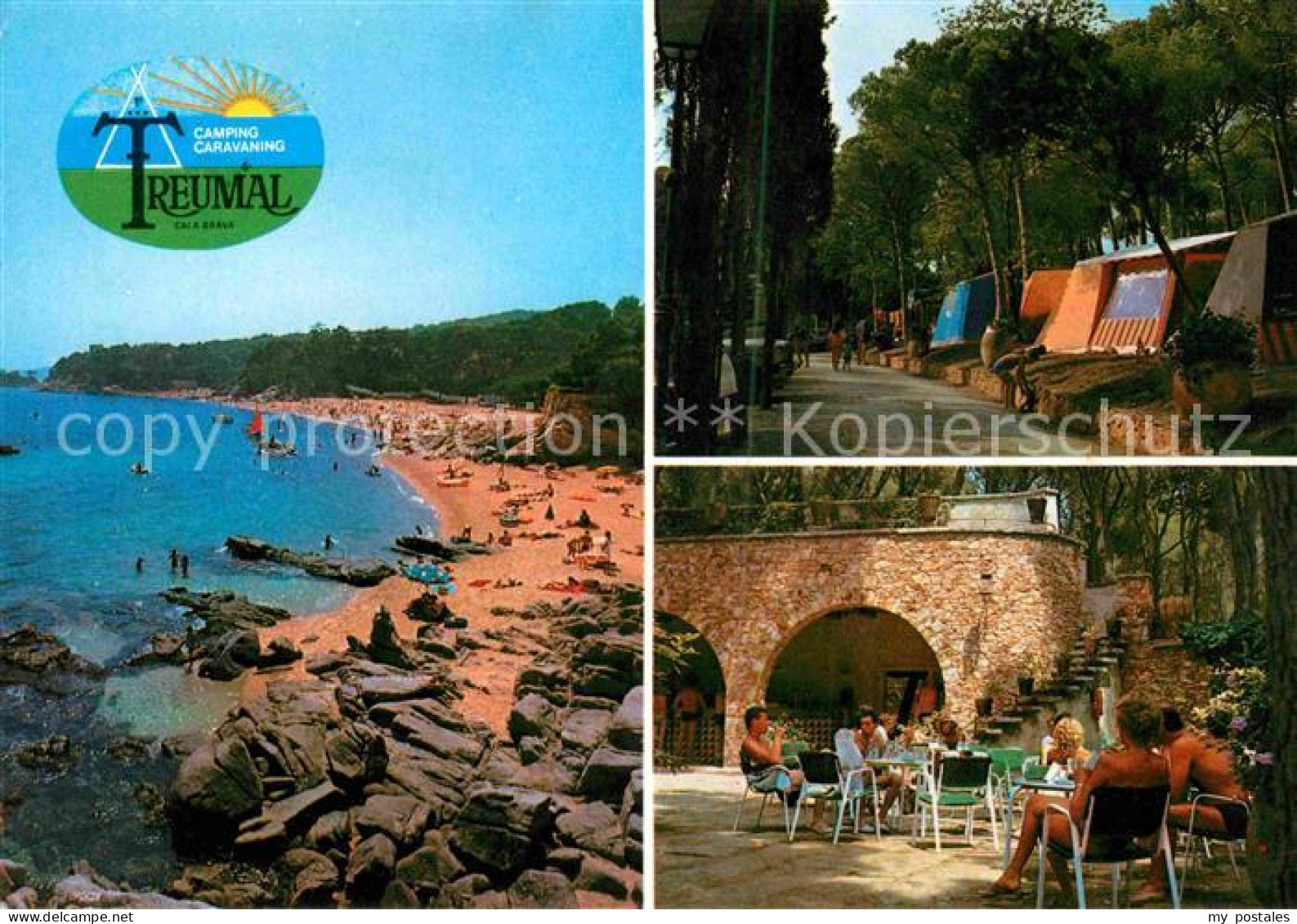 72707903 Playa De Aro Cataluna Camping Caravaning Treumal Strandpartie Baix Empo - Autres & Non Classés