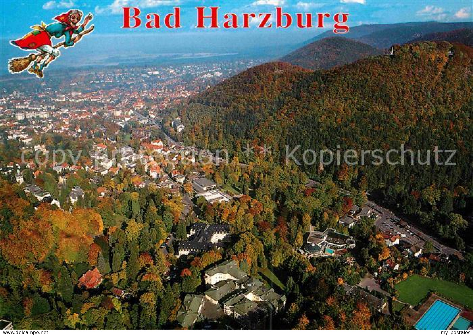 72707883 Bad Harzburg Fliegeraufnahme Mit Burgberg Bad Harzburg - Bad Harzburg