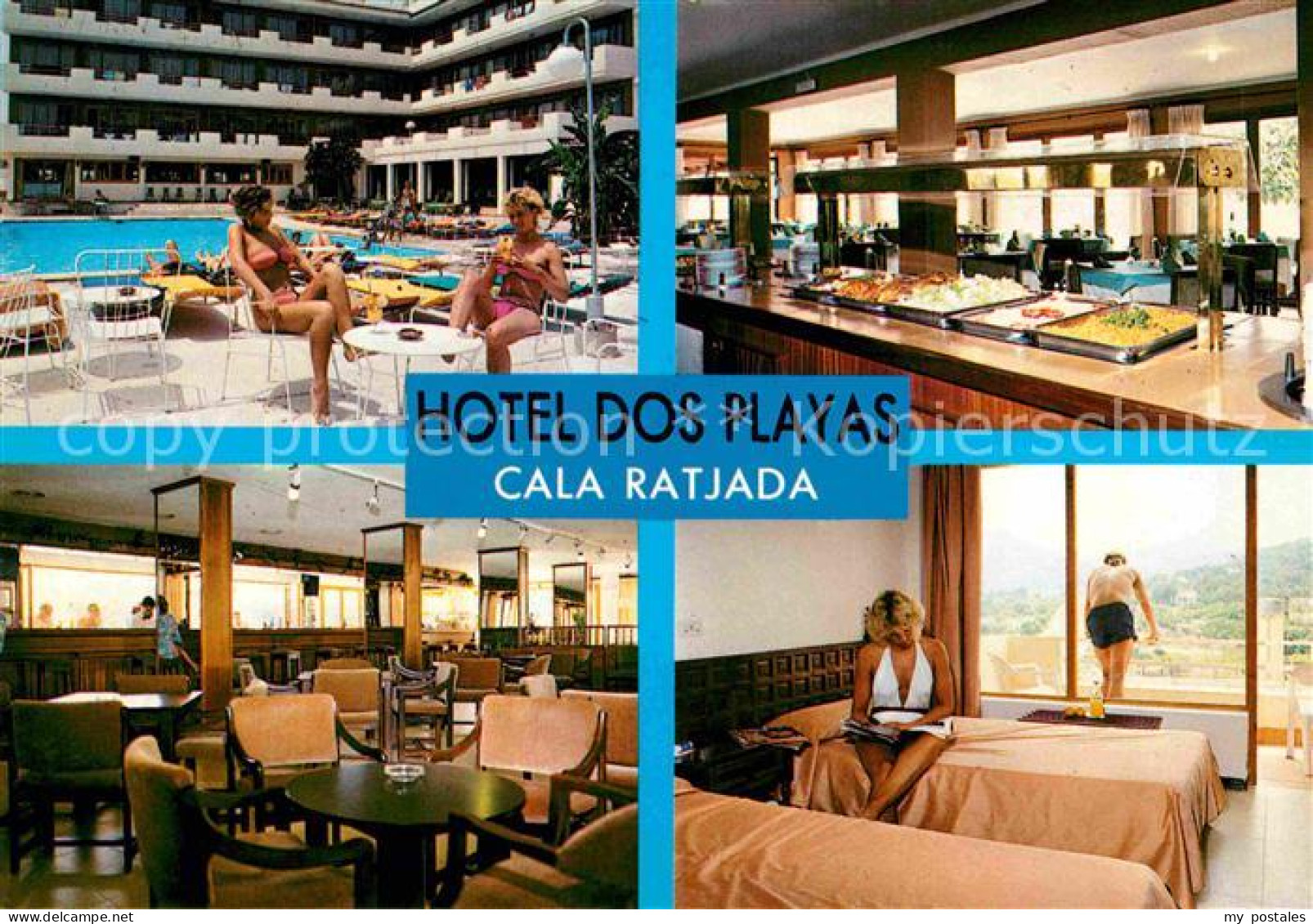 72707850 Cala Ratjada Mallorca Hotel Dos Playas Buffet Spesesaal Zimmer  - Autres & Non Classés