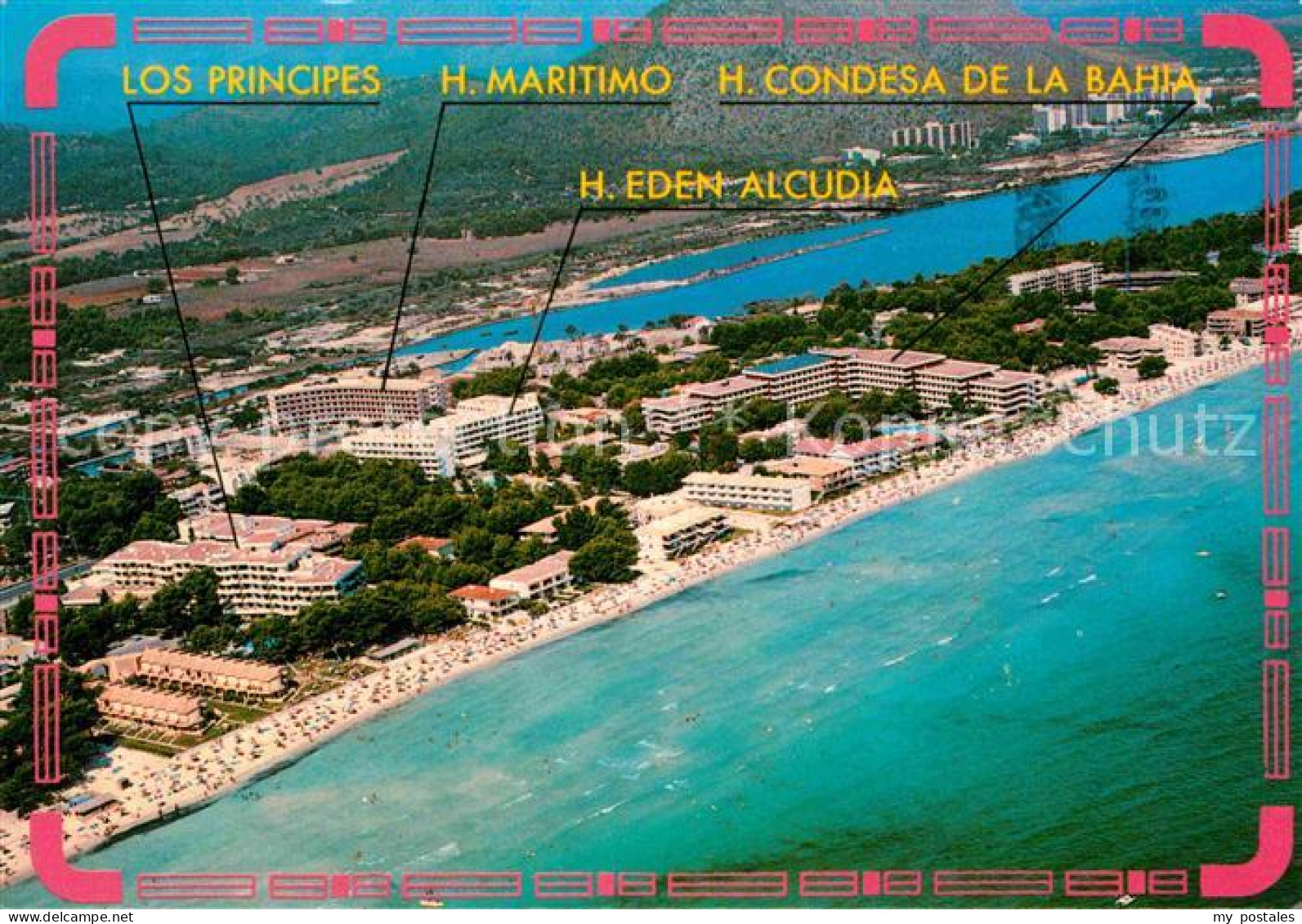 72707833 Bahia De Alcudia Hotelanlagen Fliegeraufnahme Alcudia Mallorca - Sonstige & Ohne Zuordnung