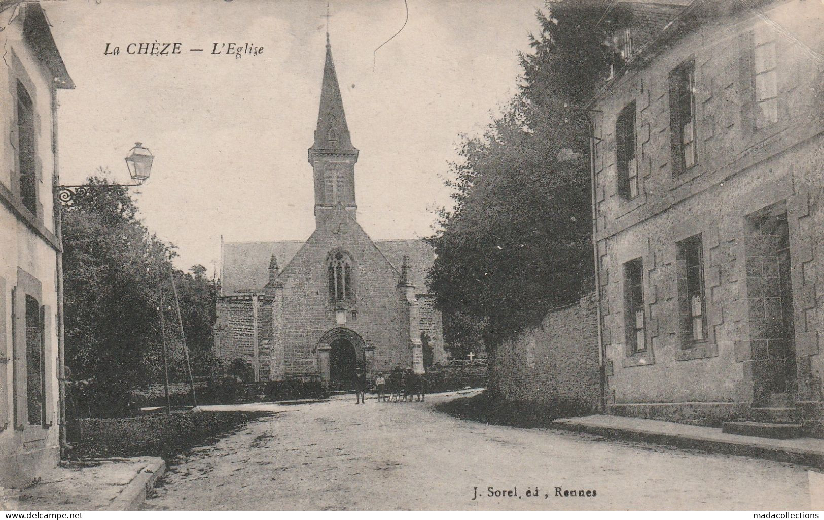 La Chèze (22 - Côtes D'Armor)  L'Eglise - La Chèze