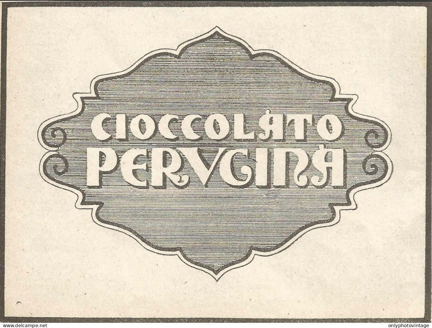 Cioccolato PERUGINA  - Pubblicità Del 1923 - Vintage Advertising - Advertising