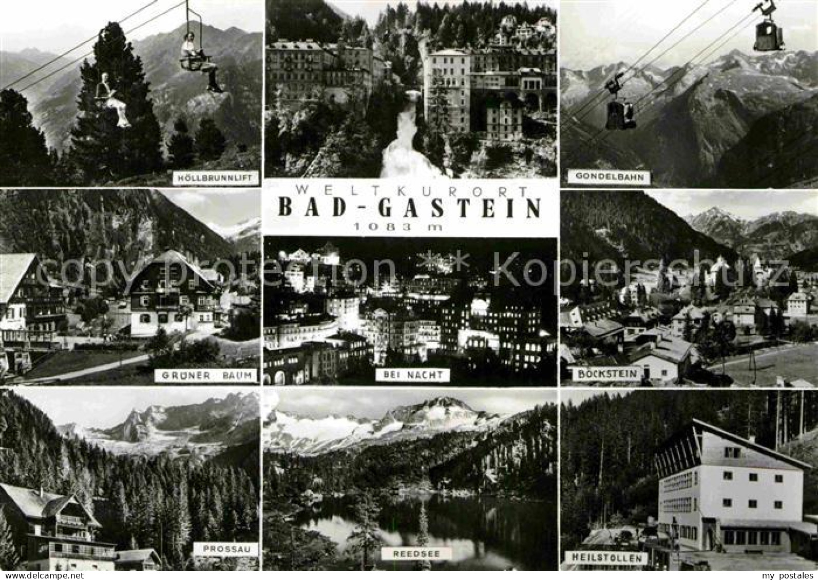 72707763 Bad Gastein Panorama Weltkurort Und Wintersportplatz Alpen Bergbahnen R - Andere & Zonder Classificatie