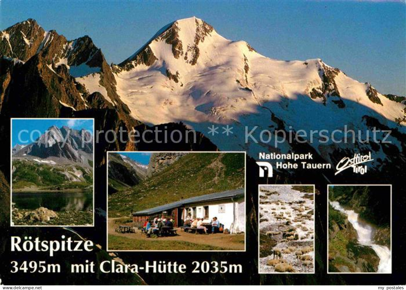 72707740 Praegraten Grossvenediger Roetspitze Mit Clara Huette Nationalpark Hohe - Otros & Sin Clasificación