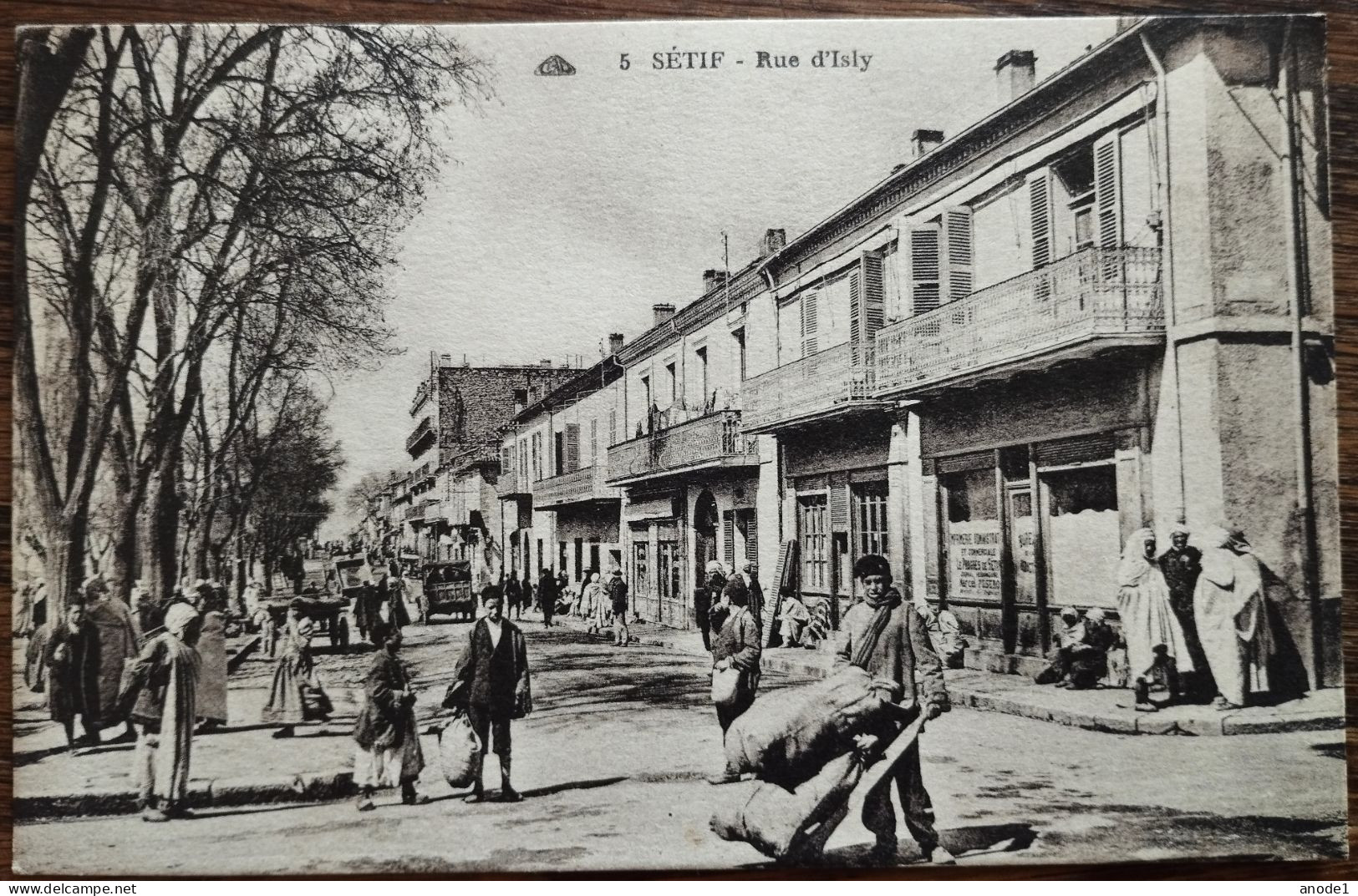 SETIF Rue D'Isly - Professions