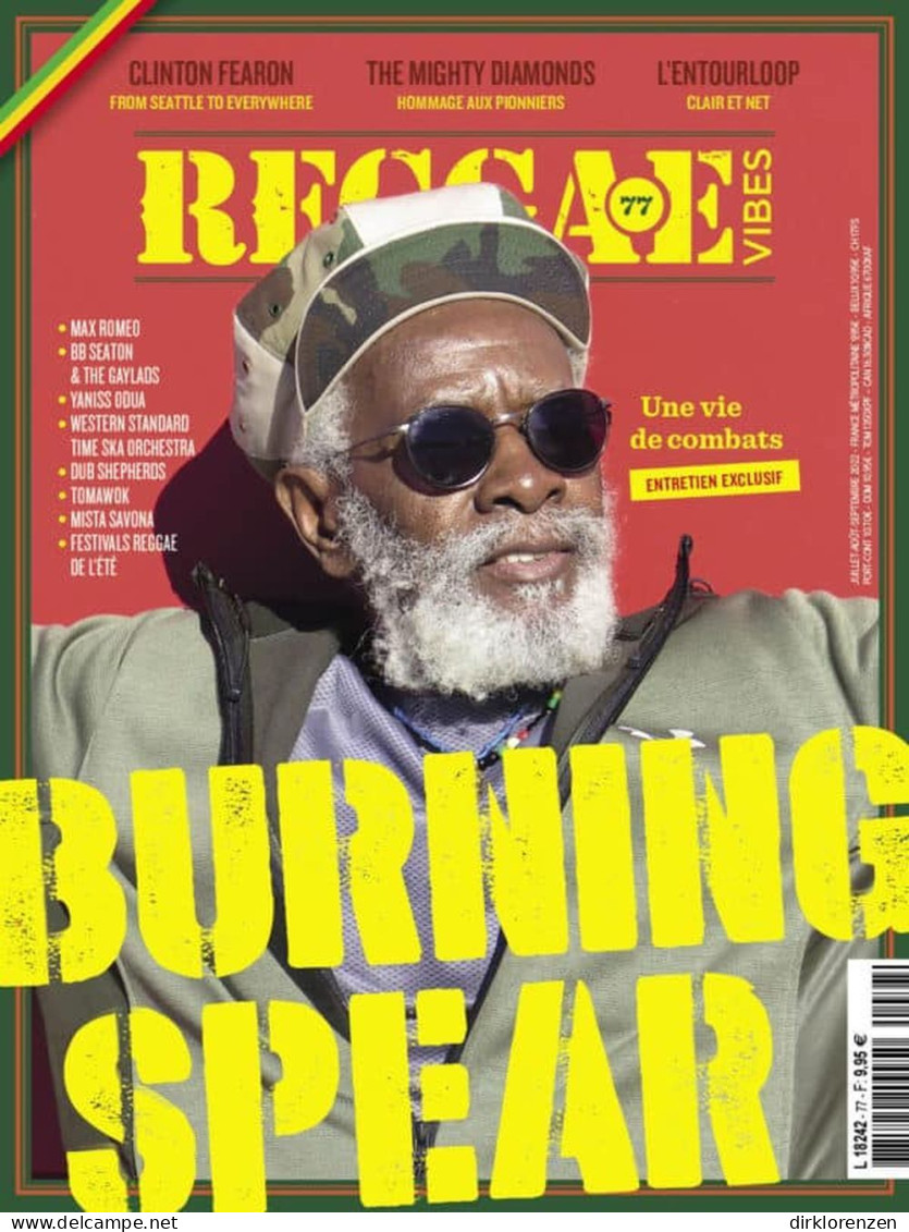 Reggae Vibes Magazine France 2022 #77 Burning Spear Clinton Fearon Mighty Diamonds  - Unclassified