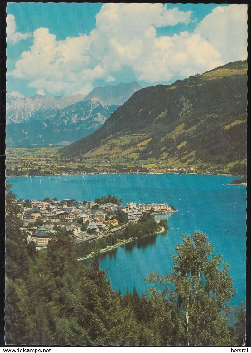 Austria - 5700 Zell Am See - Pinzgau - Ortsansicht Gegen Steinernen Meer - Nice Stamp - Zell Am See