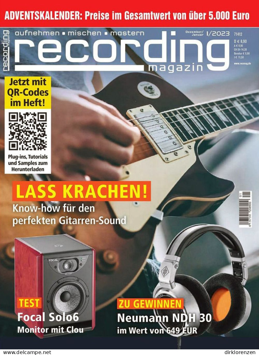 Recording Magazine Germany 2023-01 Daniel Lanois Callejon - Unclassified